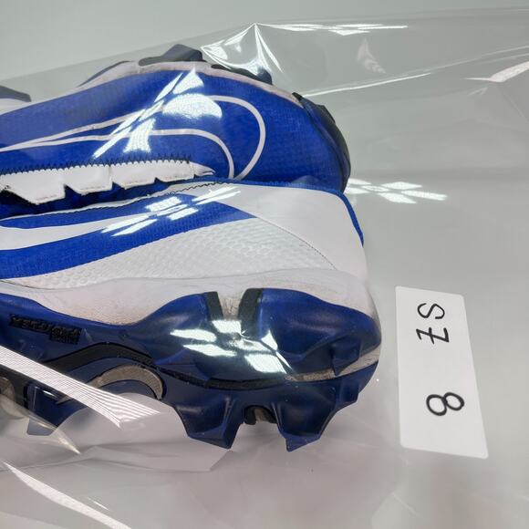 Nike Vapor Edge Shark 2 Blue Football Cleats Turf Shoes DH5088-400 Mens Size 8.5 - Picture 10 of 10